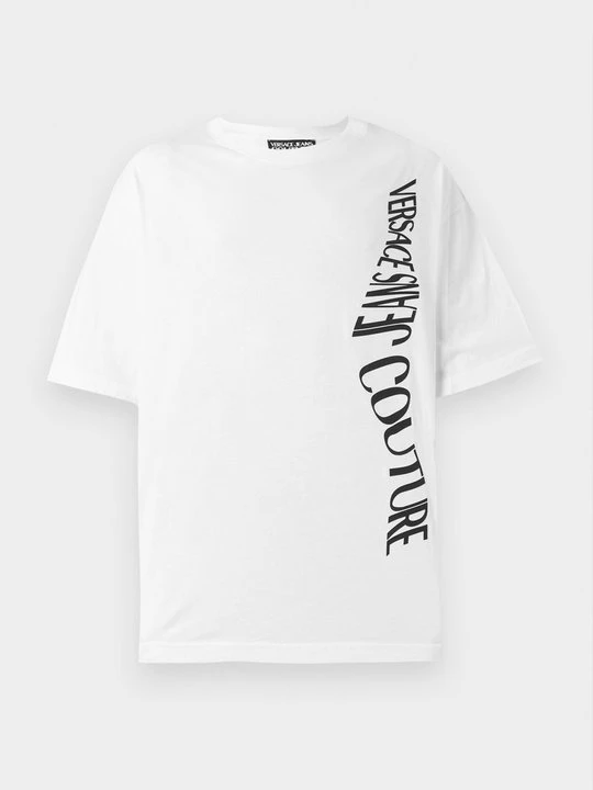 Zdjęcie produktu T-shirt z nadrukiem Versace Jeans Couture biały