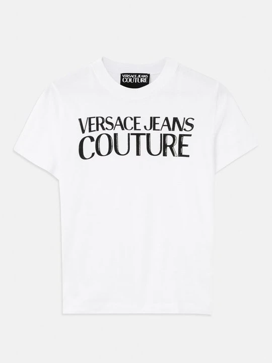 Zdjęcie produktu T-shirt z nadrukiem Versace Jeans Couture biały