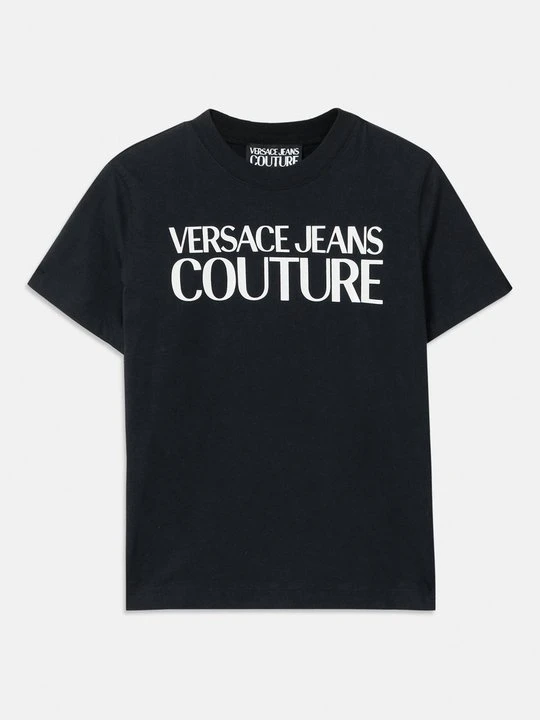 Zdjęcie produktu T-shirt z nadrukiem Versace Jeans Couture czarny