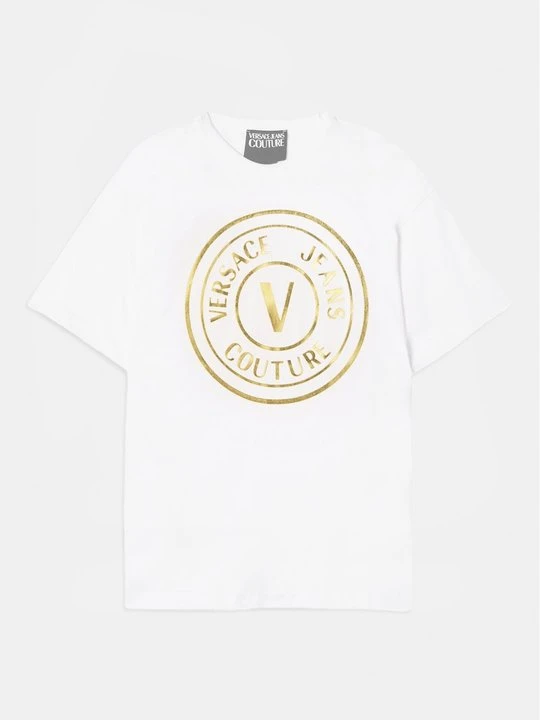 Zdjęcie produktu T-shirt z nadrukiem Versace Jeans Couture biały