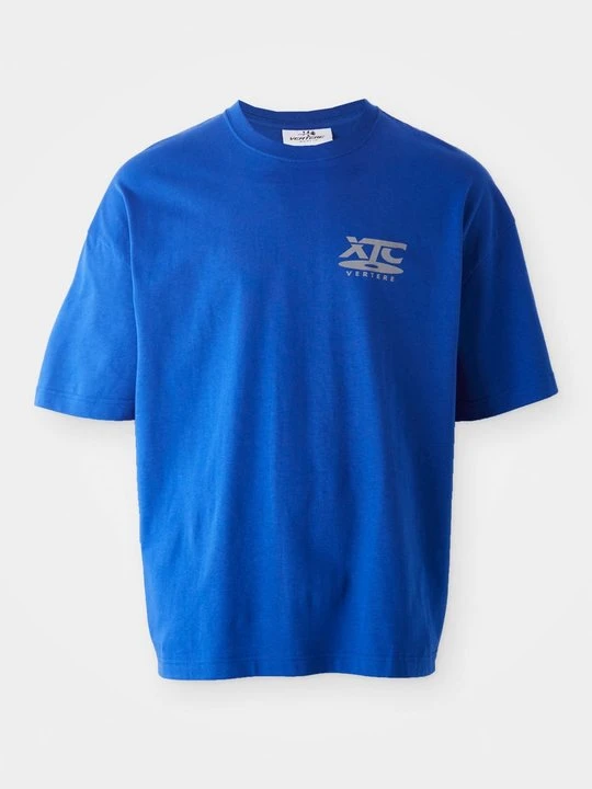 Zdjęcie produktu T-shirt z nadrukiem Vertere Berlin niebieski