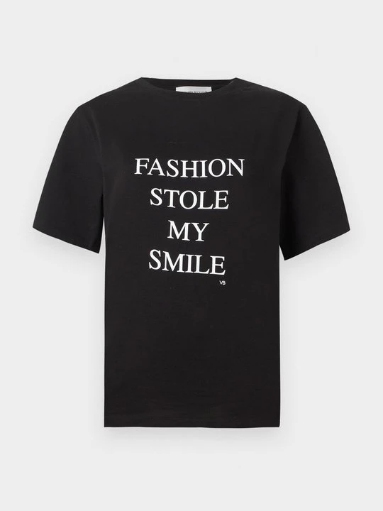 Zdjęcie produktu T-shirt z nadrukiem Victoria Beckham czarny