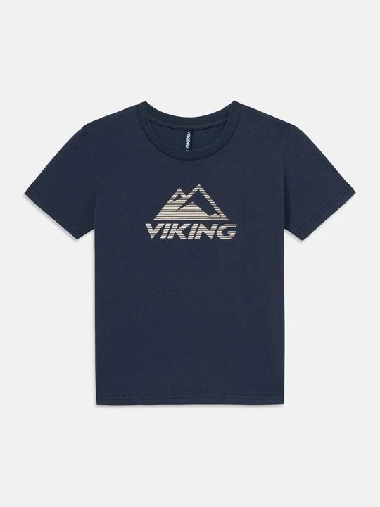 Zdjęcie produktu T-shirt z nadrukiem Viking granatowy
