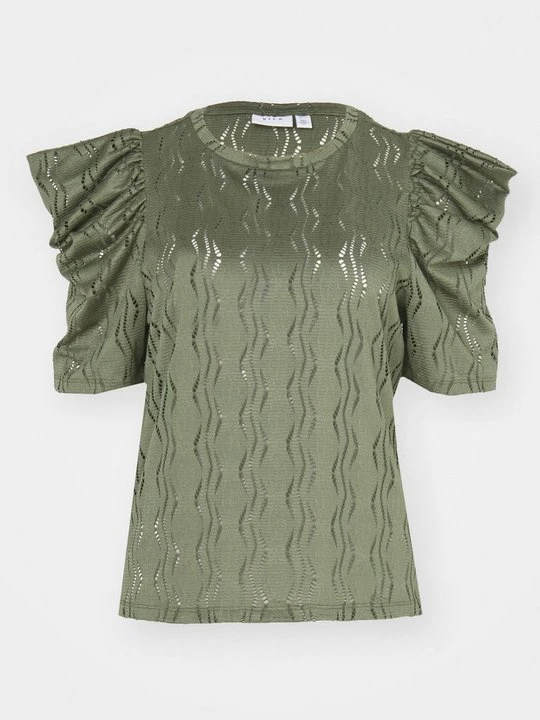 Zdjęcie produktu T-shirt z nadrukiem Vila khaki