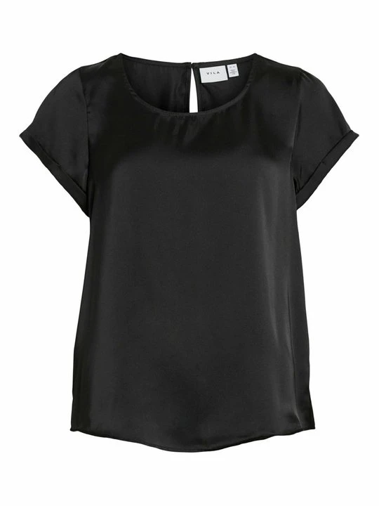 Zdjęcie produktu T-shirt z nadrukiem Vila czarny