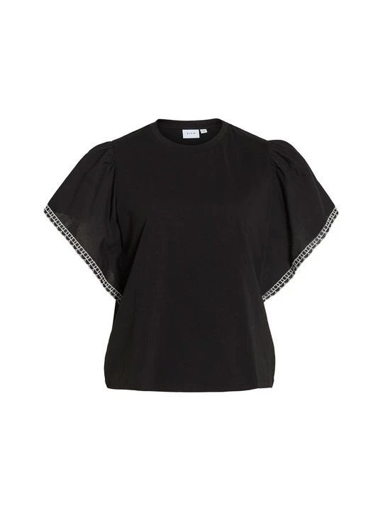Zdjęcie produktu T-shirt z nadrukiem Vila czarny
