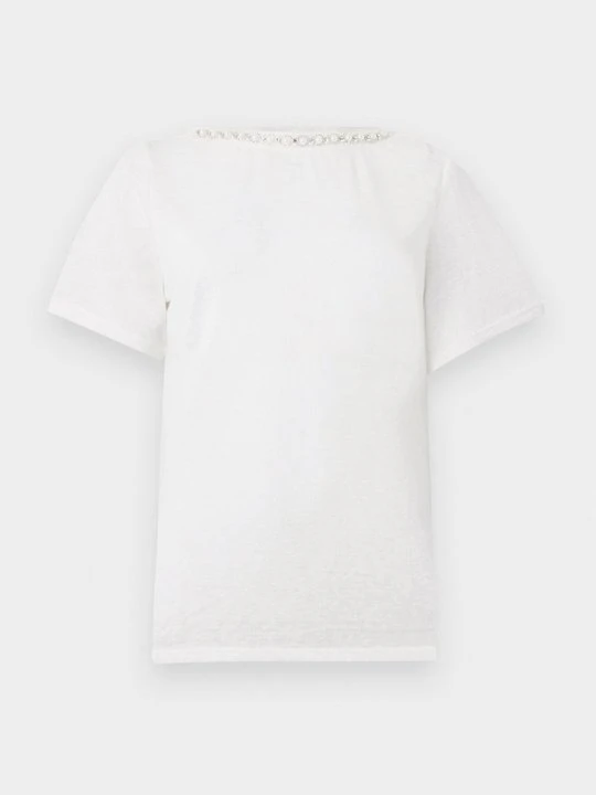 Zdjęcie produktu T-shirt z nadrukiem Vila biały
