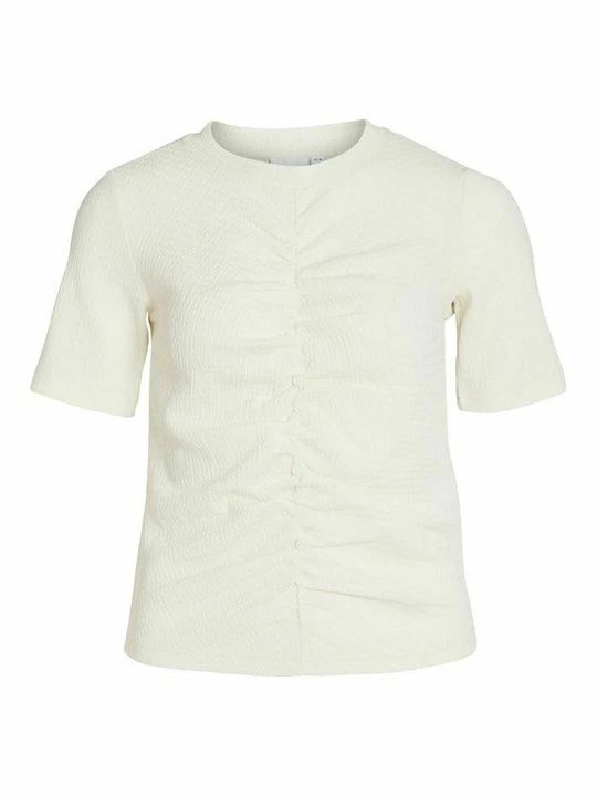 Zdjęcie produktu T-shirt z nadrukiem Vila mleczny