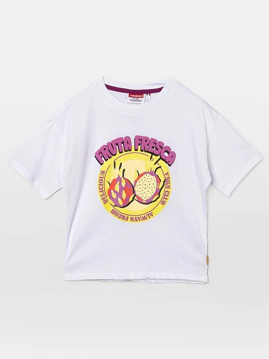 Zdjęcie produktu T-shirt z nadrukiem VINGINO biały