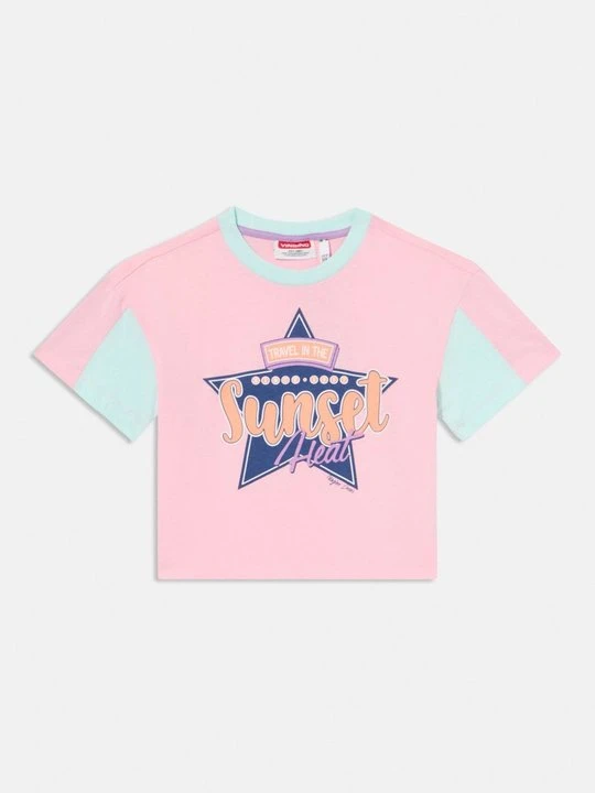 Zdjęcie produktu T-shirt z nadrukiem VINGINO jasnoróżowy
