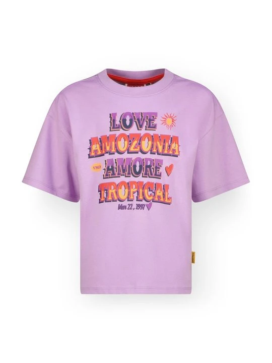 Zdjęcie produktu T-shirt z nadrukiem VINGINO fioletowy