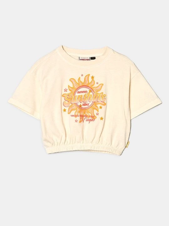 Zdjęcie produktu T-shirt z nadrukiem VINGINO biały