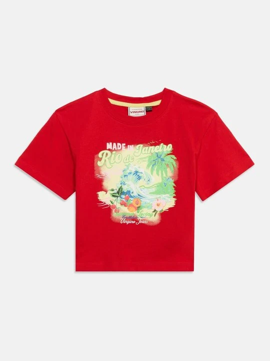 Zdjęcie produktu T-shirt z nadrukiem VINGINO czerwony