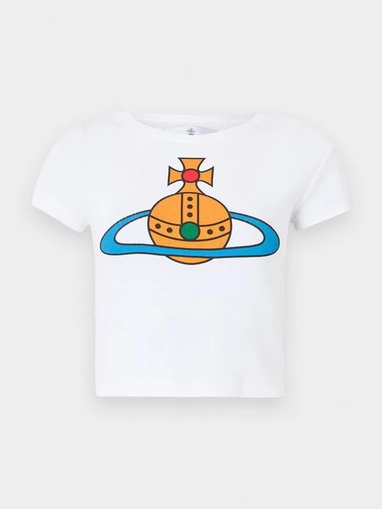 Zdjęcie produktu T-shirt z nadrukiem Vivienne Westwood biały