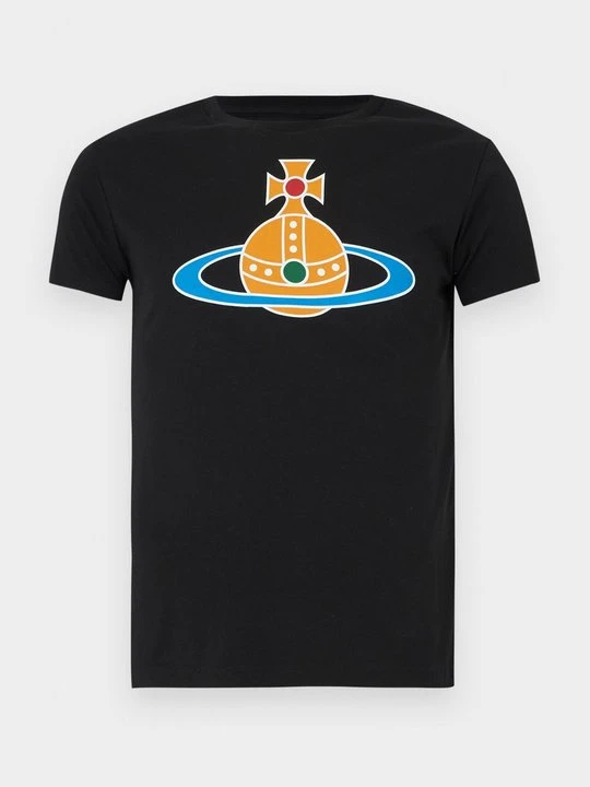 Zdjęcie produktu T-shirt z nadrukiem Vivienne Westwood czarny