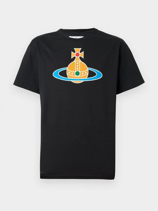 Zdjęcie produktu T-shirt z nadrukiem Vivienne Westwood czarny