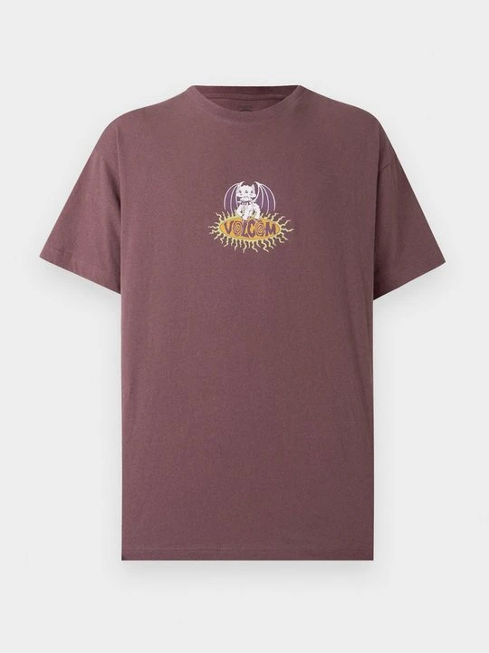 Zdjęcie produktu T-shirt z nadrukiem Volcom czerwony