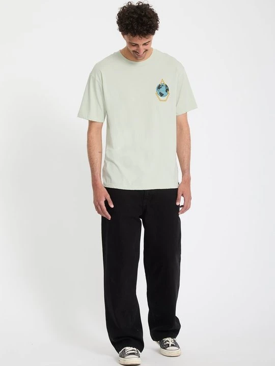Zdjęcie produktu T-shirt z nadrukiem Volcom turkusowy