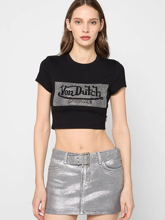 Zdjęcie produktu T-shirt z nadrukiem Von Dutch czarny