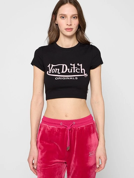 Zdjęcie produktu T-shirt z nadrukiem Von Dutch czarny