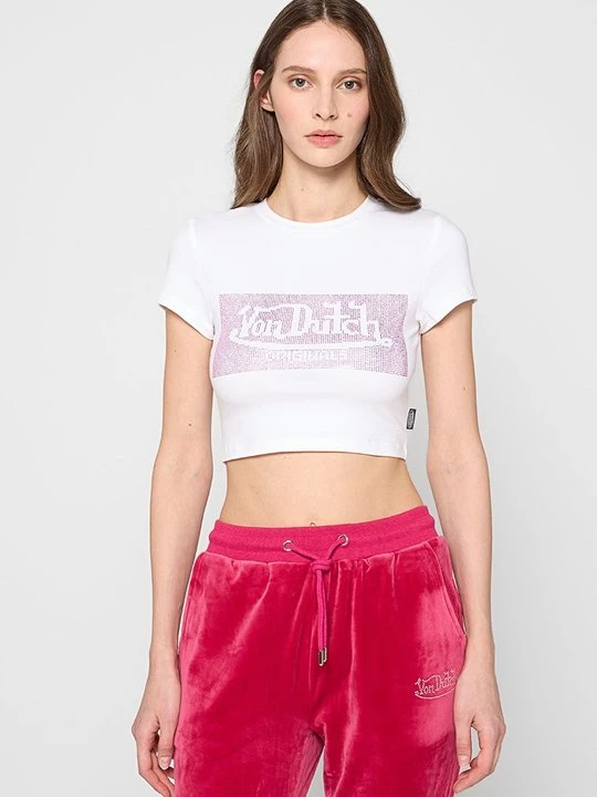 Zdjęcie produktu T-shirt z nadrukiem Von Dutch biały