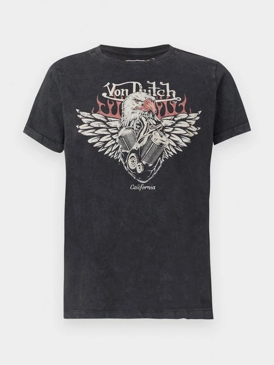 Zdjęcie produktu T-shirt z nadrukiem Von Dutch czarny