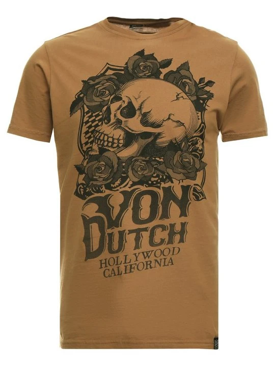 Zdjęcie produktu T-shirt z nadrukiem Von Dutch taupe