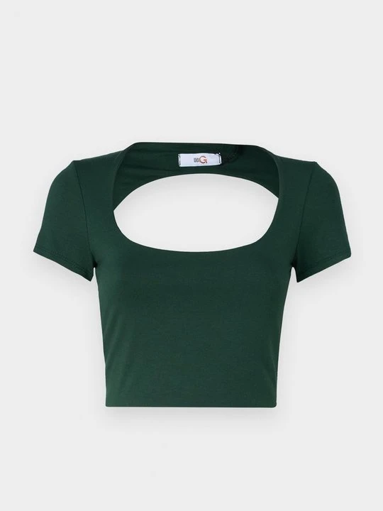 Zdjęcie produktu T-shirt z nadrukiem WAL G. ciemnozielony