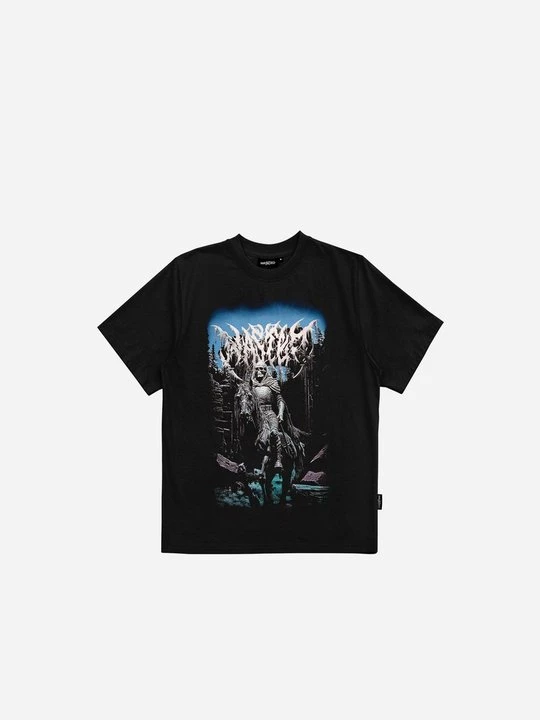 Zdjęcie produktu T-shirt z nadrukiem Wasted Paris czarny