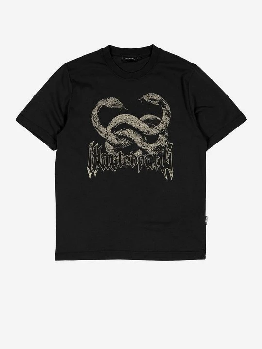 Zdjęcie produktu T-shirt z nadrukiem Wasted Paris czarny