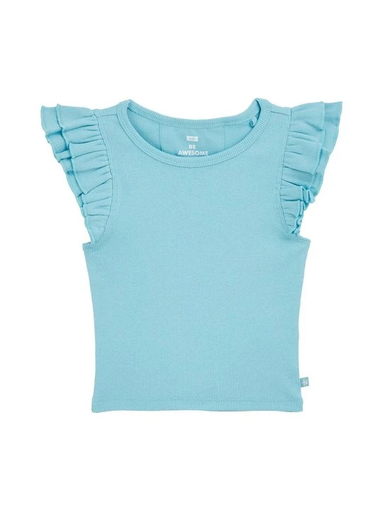 Zdjęcie produktu T-shirt z nadrukiem WE Fashion jasnoniebieski