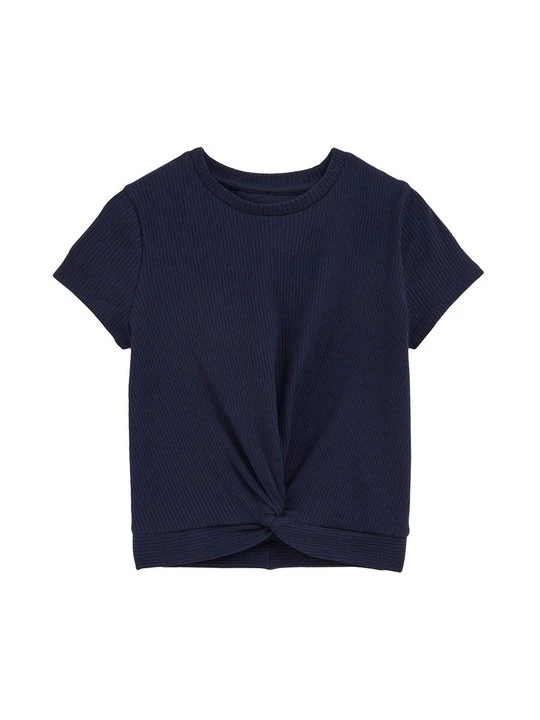 Zdjęcie produktu T-shirt z nadrukiem WE Fashion granatowy