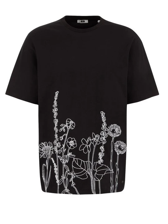 Zdjęcie produktu T-shirt z nadrukiem WE Fashion czarny