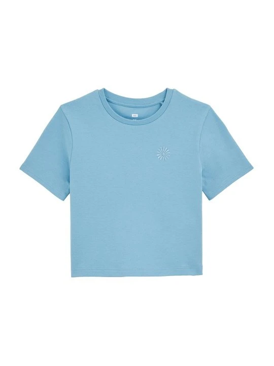 Zdjęcie produktu T-shirt z nadrukiem WE Fashion jasnoniebieski