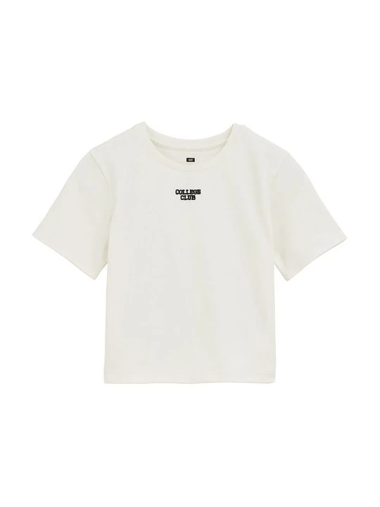 Zdjęcie produktu T-shirt z nadrukiem WE Fashion mleczny