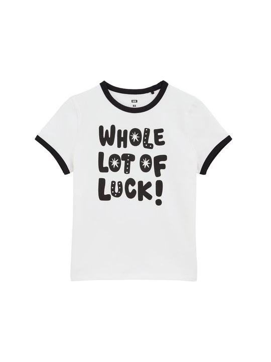 Zdjęcie produktu T-shirt z nadrukiem WE Fashion mleczny