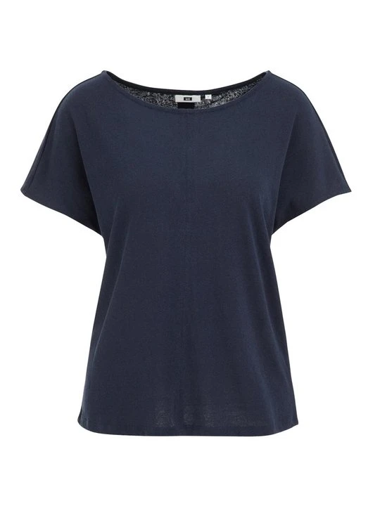 Zdjęcie produktu T-shirt z nadrukiem WE Fashion granatowy