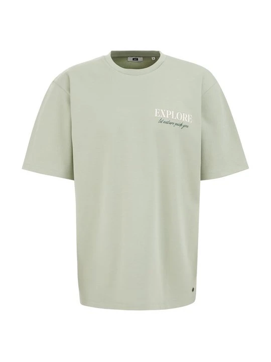 Zdjęcie produktu T-shirt z nadrukiem WE Fashion miętowy