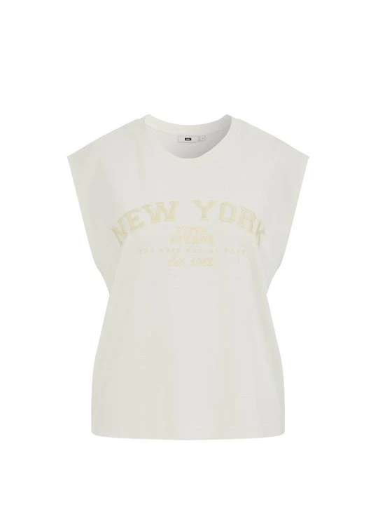 Zdjęcie produktu T-shirt z nadrukiem WE Fashion mleczny
