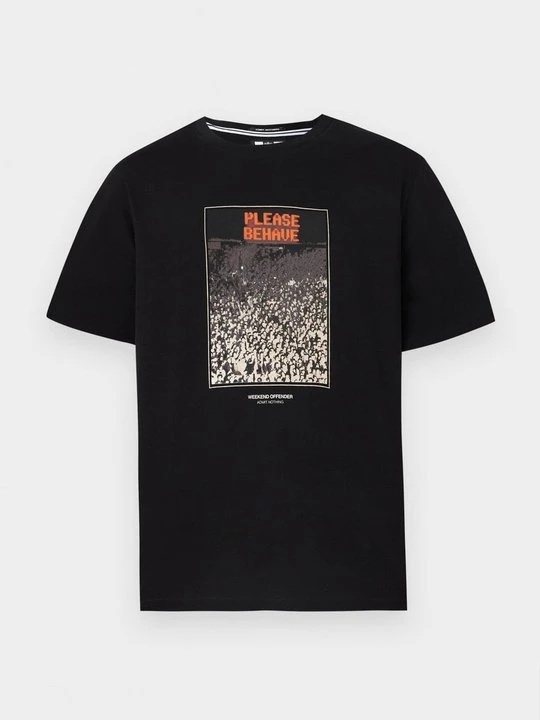Zdjęcie produktu T-shirt z nadrukiem Weekend Offender czarny