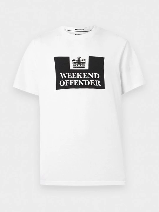 Zdjęcie produktu T-shirt z nadrukiem Weekend Offender biały