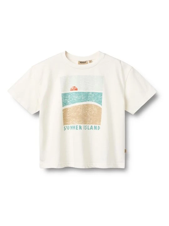 Zdjęcie produktu T-shirt z nadrukiem Wheat mleczny