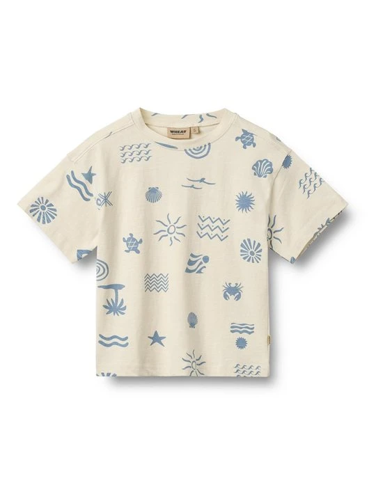 Zdjęcie produktu T-shirt z nadrukiem Wheat beżowy