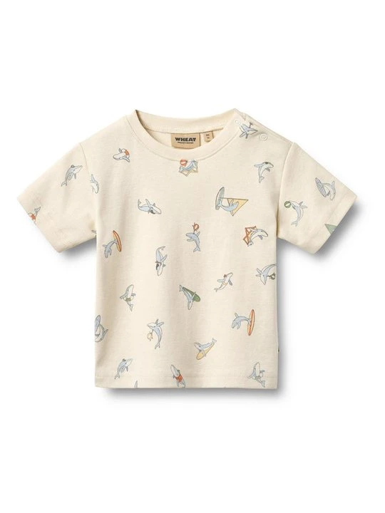Zdjęcie produktu T-shirt z nadrukiem Wheat mleczny