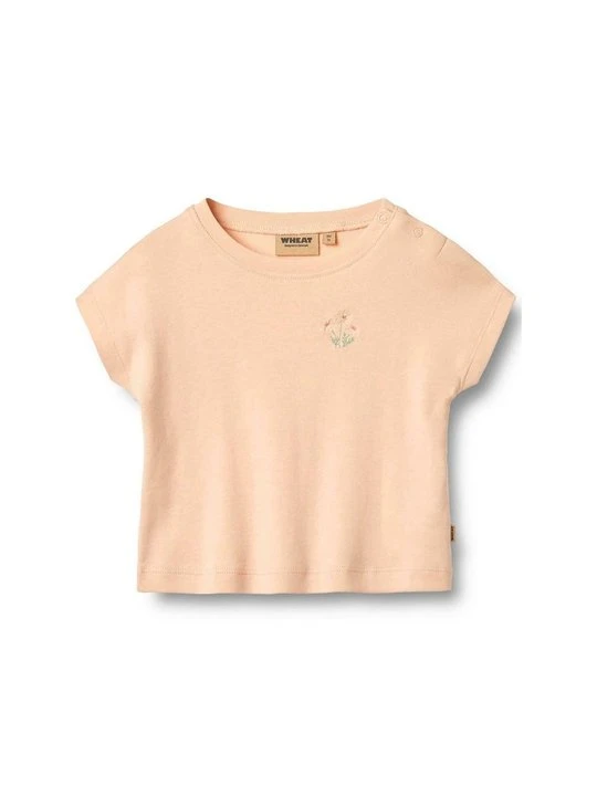 Zdjęcie produktu T-shirt z nadrukiem Wheat jasnoróżowy