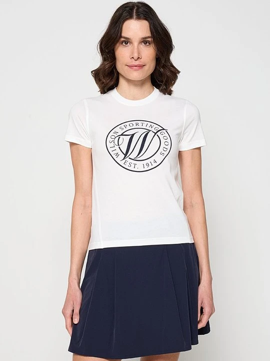 Zdjęcie produktu T-shirt z nadrukiem Wilson biały