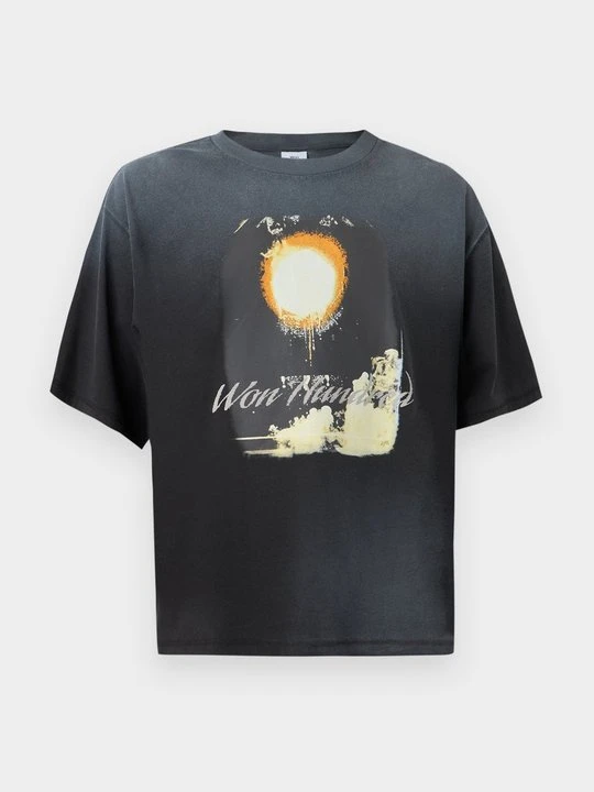 Zdjęcie produktu T-shirt z nadrukiem Won Hundred antracytowy