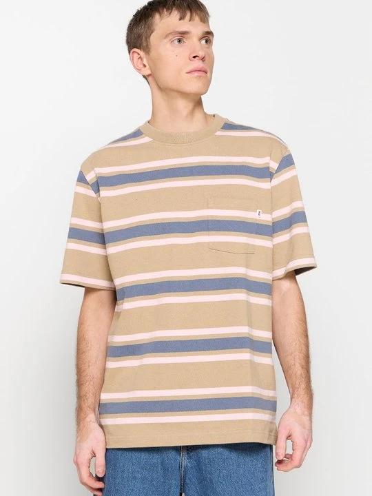 Zdjęcie produktu T-shirt z nadrukiem Wood Wood piaskowy