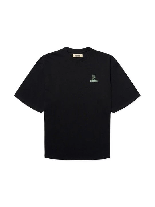 Zdjęcie produktu T-shirt z nadrukiem Woodbird czarny