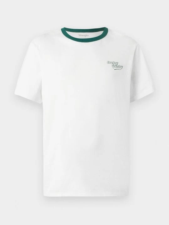 Zdjęcie produktu T-shirt z nadrukiem Wrangler biały